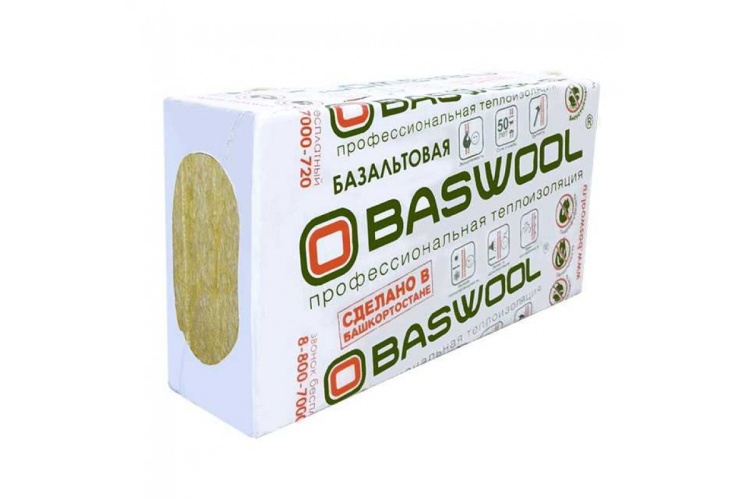 Утеплитель BASWOOL Фасад 140 1200х600х130 мм, 2 шт. уп