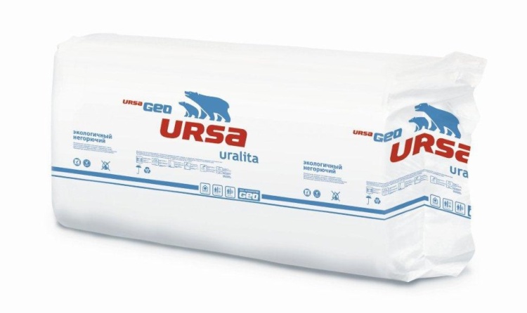 Утеплитель Ursa GEO 33 PN П-30 1250х600х100 мм 10шт. уп