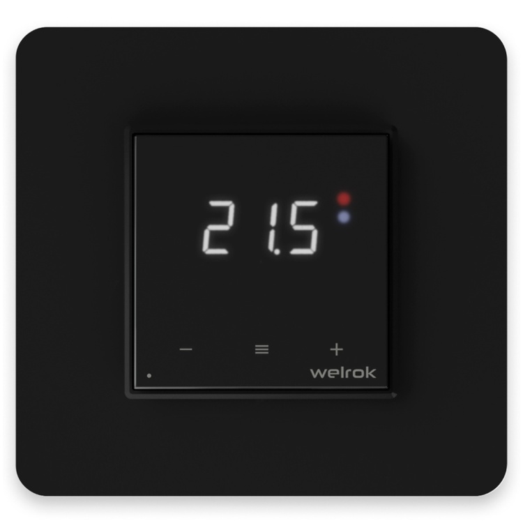 Терморегулятор для теплого пола welrok oz bk (wi-fi)