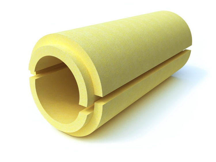 Скорлупа  для теплоизоляции труб ППУ С 1000х219х60 мм