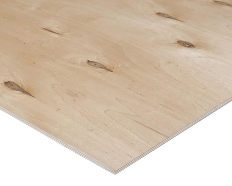 Фанера ФК 1525х1525х4мм, сорт 4